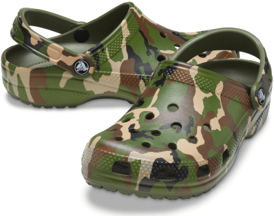 Classic Printed Camo Clog