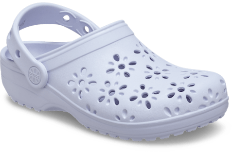 Kids' Classic Floral Cut-Out Clog