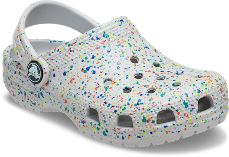 Kids' Classic Glow Paint Splatter Clog