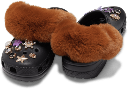 Faux Fur Backstrap Cover Scrunchie 2 Pack