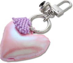 Double Heart Bag Charm