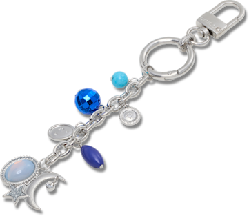 Moon and Stars Bag Charm