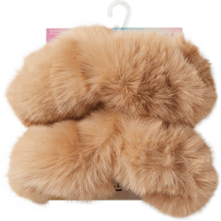 Faux Fur Backstrap Cover Scrunchie 2 Pack