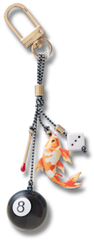 Koi Fish Bag Charm
