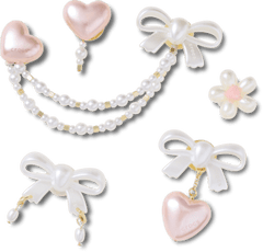 Bow and Pink Heart 5 Pack