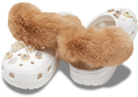 Faux Fur Backstrap Cover Scrunchie 2 Pack