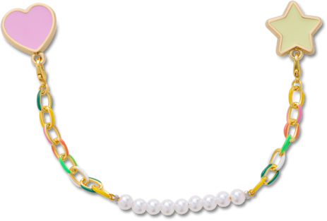 Pearl and Rainbow Bag Chain