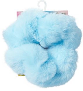 Faux Fur Backstrap Cover Scrunchie 2 Pack
