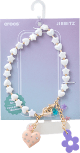 Beaded Heart Flower Phone Wristlet